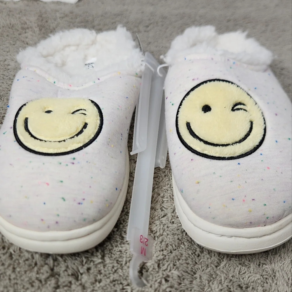 Kids' Percy Wink Smiley Face Clog Slippers - art class Ivory M(2-3)